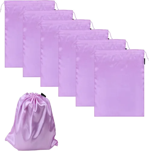 Vista 8 de Paquete de 6 bolsas de almacenamiento de juguetes para adultos, bolsas de almacenamiento con cordón de seda, organizador de juguetes, bolsas