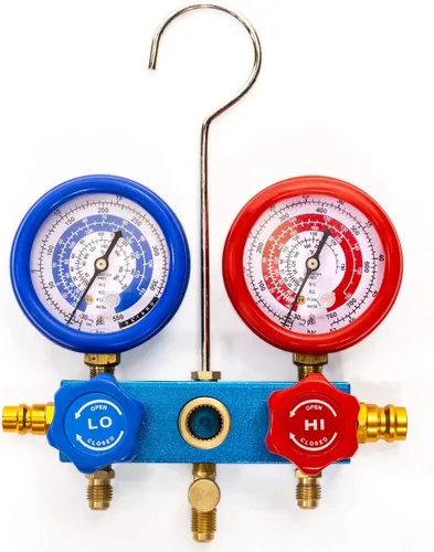 Vista 4 de Aire bomba de aspiradora Xtremepowerus HVAC – A/C refrigeración kit colector ac gauge set