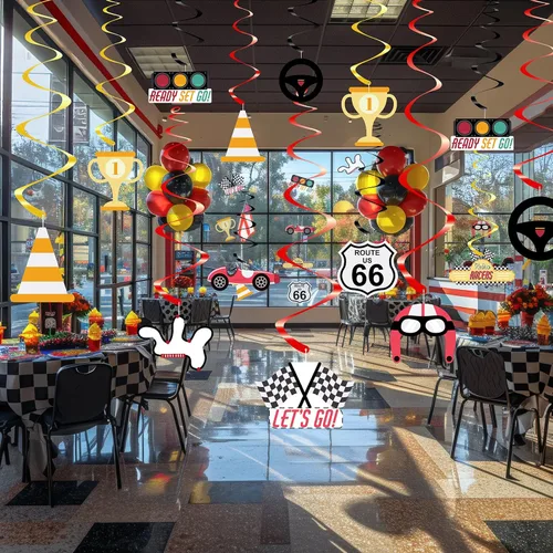 Vista 13 de Paquete de 40 decoraciones colgantes de aguacate – Decoraciones de fiesta de aguacate para niñas, suministros de fiesta de frutas y bonita