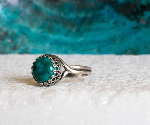 Vista 64 de 925 Sterling Silver Gemstone Rings for Women - Anniversary Rings for Women - Sterling Silver Rings for Women - Dainty Sterling Silver Rings