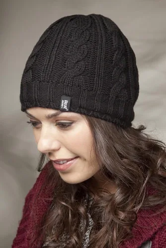 Vista 4 de HEAT HOLDERS - Gorro de invierno para mujer tejido de forro polar 34 tog talla única