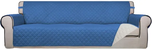Vista 138 de PureFit - Funda de sofá acolchada reversible, protector de muebles impermeable, funda de sofá lavable con espuma antideslizante y correas elásticas