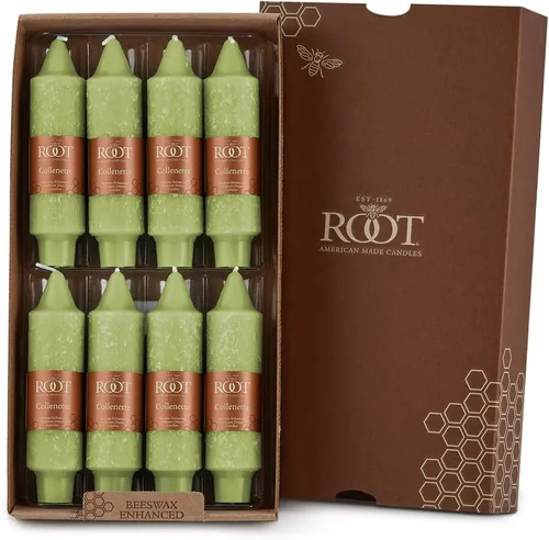 Vista 26 de Root Unscented Smooth Collenette Candles, Willow, 5", 8-Count Sauce