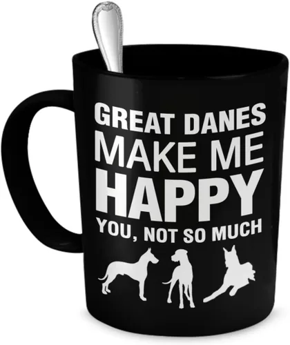 Vista 6 de DogsMakeMeHappy Taza Basset Hound – Basset Hounds Make Me Happy – Taza de café Basset Hound – Regalos de Basset Hound