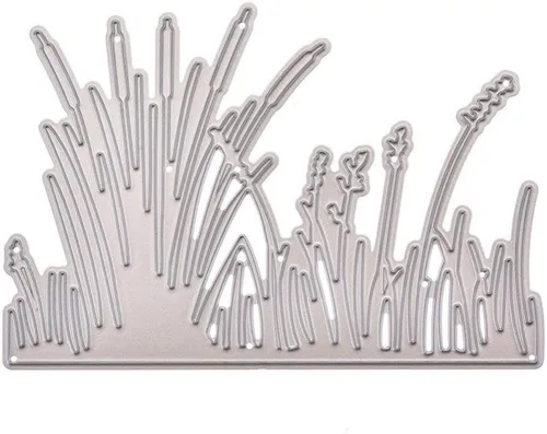 Vista 2 de 1 troquel de corte de hierba cálamus, troqueles de hierba, plantillas de corte de metal DIY Scrapbooking Artist para manualidades, troquelados