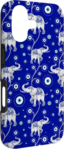 Vista 3 de Funda con dije de elefante de mala suerte para iPhone 17