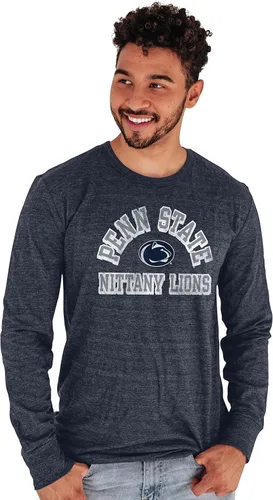 Vista 19 de Blue 84 NCAA - Camiseta de manga larga para hombre Tri-Blend