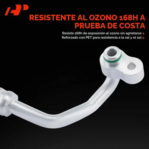 Vista 3 de A-Premium - Conjunto de manguera de línea de descarga A/C compatible con Honda para HR-V 2016-2022 1.8L, alta presión, compresor a condensador