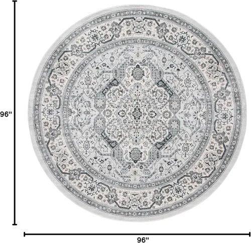 Vista 129 de SAFAVIEH - Colección Isabella, alfombra decorativa - 2'2" x 5', azul y crema, diseño oriental, no desprende pelusa y fácil cuidado, ideal para áreas
