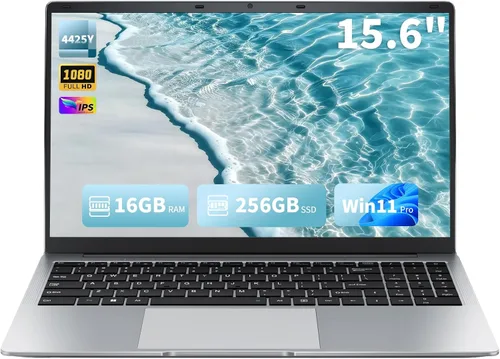 Vista 10 de EKY Portátil de 15,6 pulgadas, 8 GB de RAM, 256 GB SSD, 1080P FHD, Celeron