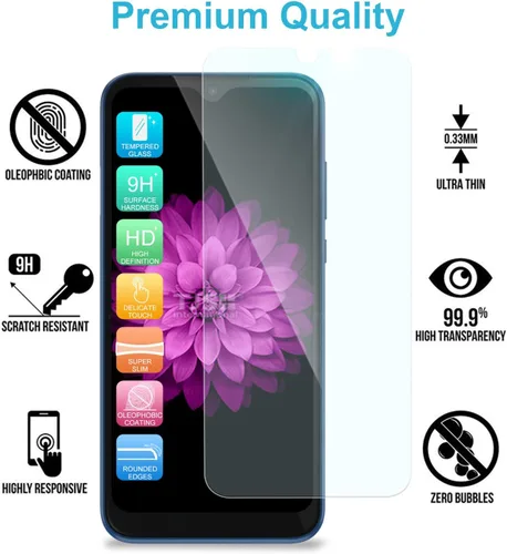 Vista 9 de TJS Funda de teléfono compatible con Motorola Moto E 2020, con protector de pantalla de vidrio templado, de aluminio a prueba de golpes, soporte