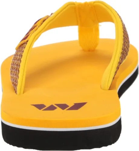 Vista 3 de FOCO Womens NFL Team Logo Sequin Strap Sandals Flip Flops