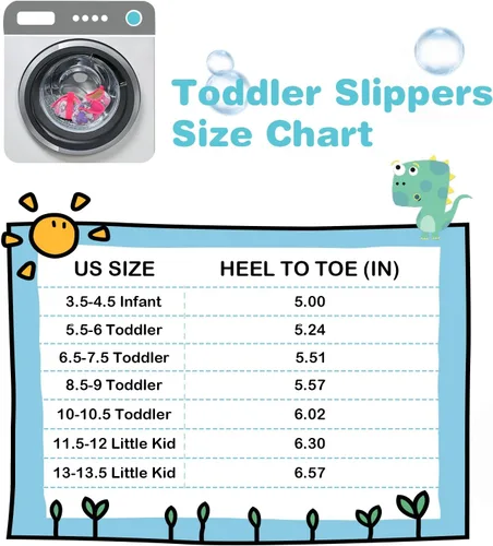 Vista 6 de Scurtain Pantuflas Cálidas de Invierno para Casa de Niños Pequeños Pantuflas de Interior para Casa de Bebés Niños Niñas Zapatos Cómodos Ligeros
