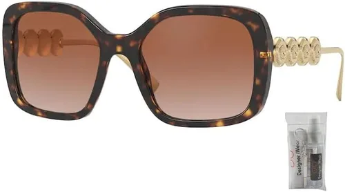 Vista 2 de Versace VE4375 Irregular Sunglasses for Women + BUNDLE With Designer iWear Eyewear Kit