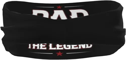 Vista 5 de Dad The Bartender The Myth Thelegend Headband for Men Women Sports Sweatband for Fitness Exercise Moisture Wicking Running Yoga Hairbands