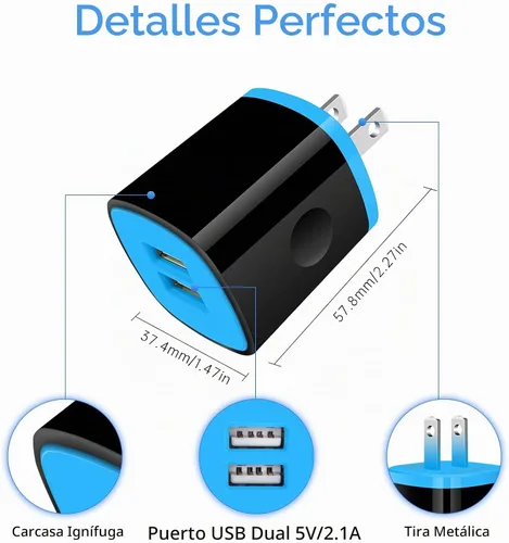Vista 5 de Cargador de teléfono Android de carga rápida para Samsung Galaxy A17 A16 A07 S25 Plus S25 Ultra S24FE S24 Ultra S23FE A35 A15 A14 A13 A53 A54 S22