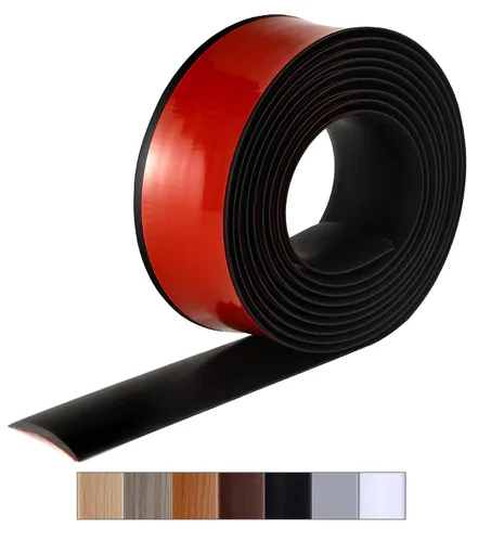 Vista 15 de Bnell Tira de Transición de Piso Autoadhesiva de Vinilo Laminado Tira Cubierta de Piso de 3" Tira Divisora Plana de Piso para Unir Espacios de Piso