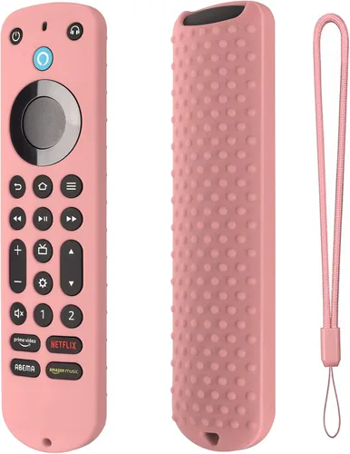 Vista 12 de Funda de silicona para Voice Remote Pro 2022, funda de silicona para control remoto por voz Pro 2022 con cordón (negro)