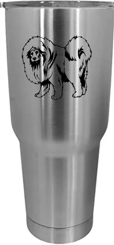 Vista 269 de Cairn Terrier - Vaso grabado con temática de perro, 30 onzas