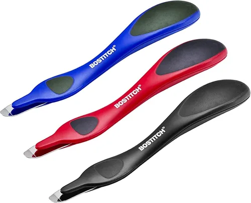 Vista 10 de Bostitch Removedor magnético profesional de grapas fácil, palillo extractor de grapas de color neón, herramienta removedor de grapas para oficina