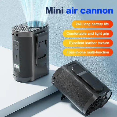 Vista 5 de Ventilador de cintura portátil con clip en ventilador de enfriamiento de cuello de cintura personal portátil