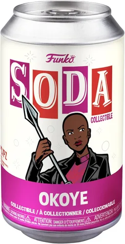 Vista 2 de Funko Vinyl Soda: Black Panther Wakanda Forever - Okoye - 1/6 probabilidades para variante de persecución rara - (los estilos pueden variar)