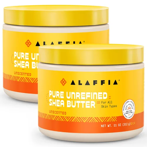 Vista 10 de Alaffia, Manteca de karité pura sin refinar, sin perfume, 11 oz