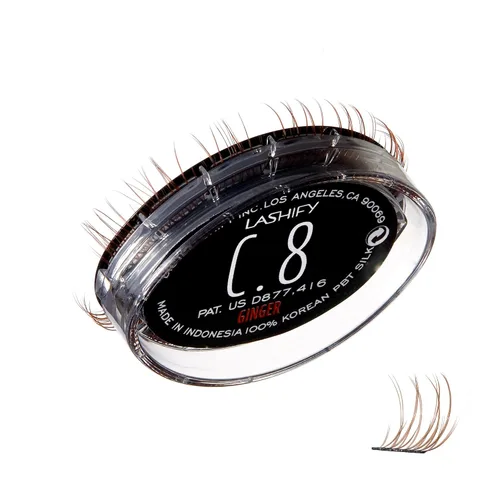 Vista 30 de Lashify Curl - Extensiones de pestañas Gossamer DIY de 0.394 pulgadas, color negro, pestañas postizas fáciles para un aspecto natural