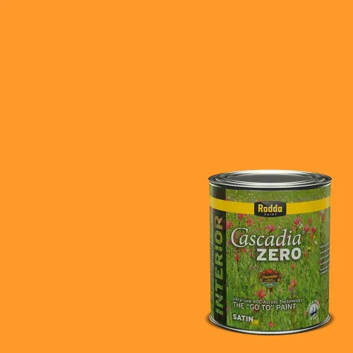 Vista 125 de Rodda Paint CASCADIA ZERO - Pintura plana e imprimación para interiores en uno, cuarto de galón, crema de ballet