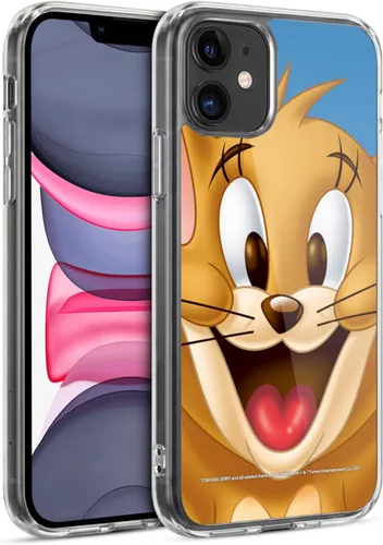 Vista 12 de Head Case Designs Funda de gel de cara completa con licencia oficial de Tom y Jerry Jerry [protección de grado militar] compatible con Apple iPhone