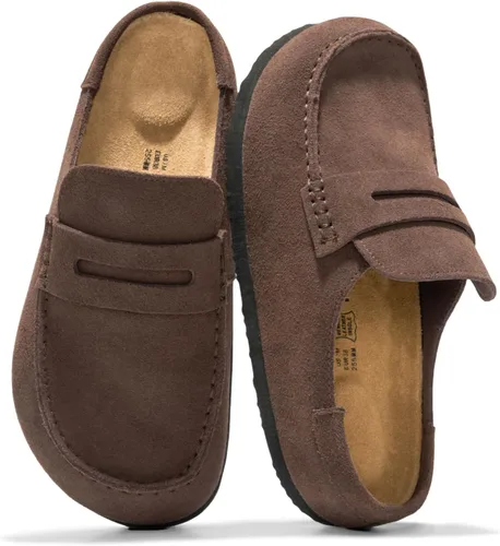 Vista 7 de Project Cloud Zuecos tipo mocasín de cuero 100% genuino para mujer Negro - Carline