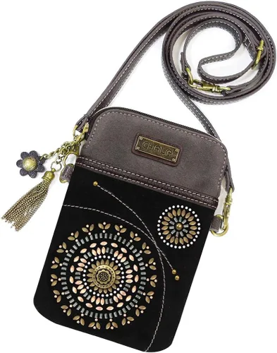 Vista 2 de CHALA Hobo Style - Bolso de hombro grande con cremallera y cartera Chala