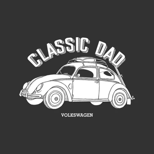 Vista 2 de Volkswagen Classic Dad Beetle - Camiseta para hombre