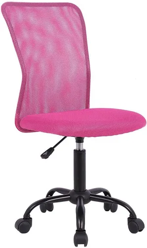 Vista 12 de Meet Perfect Silla de oficina con respaldo medio de malla sin brazos, color Negro