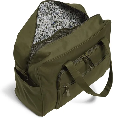 Vista 3 de Vera Bradley - Bolsa de viaje de fin de semana Weekender de algodón para mujer