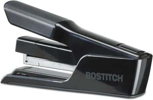 Vista 5 de Bostitch Office EZ Squeeze Engrapadora de Escritorio de Grapa Plana de 40 Hojas, Esfuerzo Reducido, Negro (B9040)