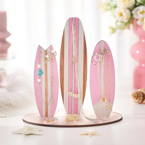 Vista 8 de Organizador de joyas para tabla de surf, decoración navideña Azul
