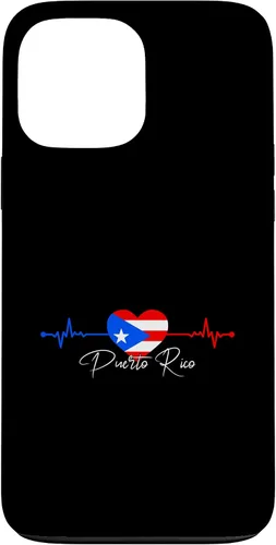 Vista 24 de Puerto Rico Boricua Heartbeat - Carcasa para iPhone 17