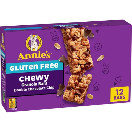 Vista 9 de Annie's Barras de granola masticables sin gluten, pastel de cumpleaños, 5 barras, 4.9 onzas