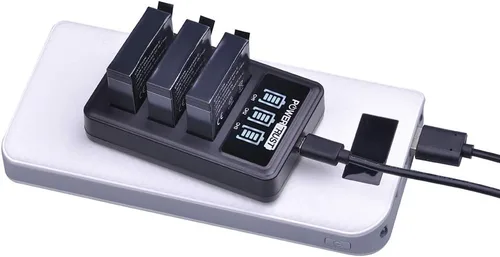 Vista 5 de 3 unids AHDBT-401 Batería para Gopro Hero 4 AHDBT401 AHBBP-401 AHDBT 401 Batería Digital y LED 3 Puertos USB Cargador para GoPro Hero4 HERO4 Cámara