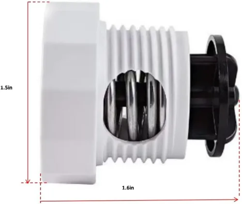 Vista 3 de Kit de válvula de alivio de presión D29 UWF de desconexión rápida y 9-100-9002 compatible con los limpiadores automáticos de piscinas Polaris 180