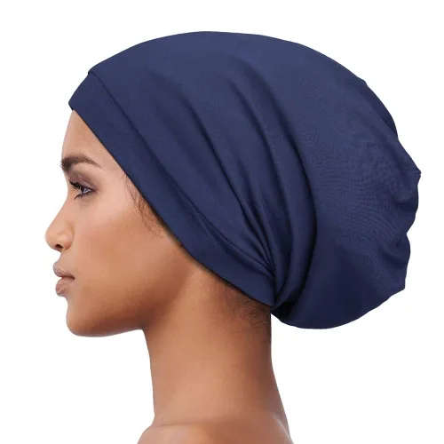 Vista 55 de Alnorm - Gorro con forro de satén y suave banda elástica para hombres y mujeres, talla única Se ajusta a la mayoría