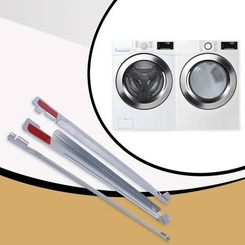Vista 4 de Kit de apilamiento duradero para lavadoras de carga frontal de 27 pulgadas y modelos de secadora