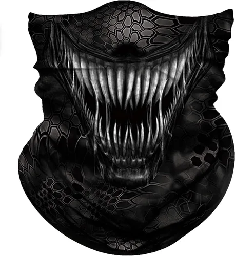 Vista 24 de Obacle Bandana máscara facial cuello polaina tubo máscara hombres mujeres para protección solar contra el polvo