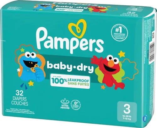 Vista 25 de Pañales Pampers Baby Dry, PG-5801, Baby Dry, 1, Multicolor, 1, 1