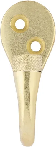 Vista 2 de National Hardware N337-911 Powell Gancho moleteado, 2-5/8", oro cepillado