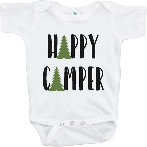 Vista 3 de 7 Comido 9 Ropa Bebé Feliz Camper Al Aire Libre Onepiece