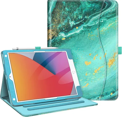 Vista 20 de Fintie - Funda para iPad de 9ª / 8ª / 7ª generación (2021/2020/2019) de 10.2 pulgadas - [Protección de esquinas] Funda con soporte de visualización