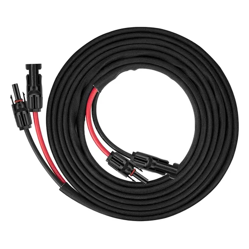 Vista 9 de Cable de extensión de panel solar de 3 pies y 10 AWG con conectores hembra y macho, cable solar para paneles solares, controladores de carga