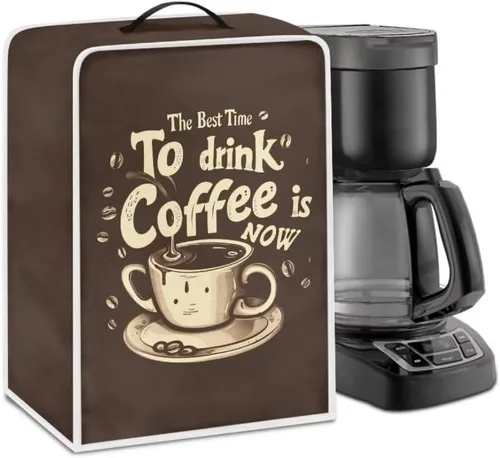 Vista 18 de Mumeson Funda para cafetera de girasol, extra grande, ligera, con asa, cubierta para máquina de café, tostadora, cubierta a prueba de polvo